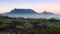 4K time lapse of sunrise over Table Mountain in Cape Town, South Africa